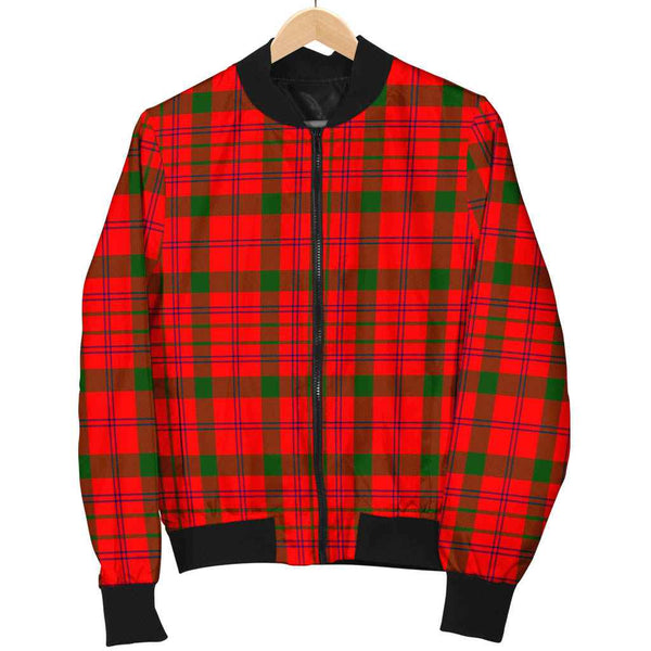 Scottish MacDonnell of Keppoch Modern Clan Tartan Bomber Jacket Tartan Plaid 1