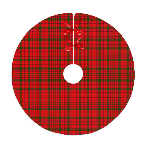 Scottish MacDonnell of Keppoch Modern Clan Tartan Christmas Tree Skirt No Tassels 1 Tartan Plaid