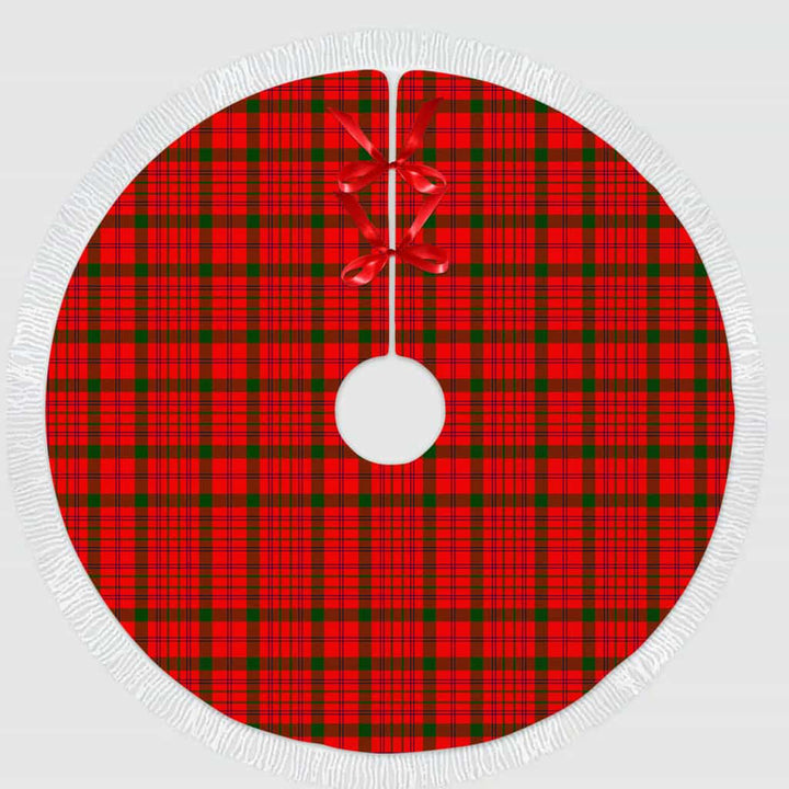 Scottish MacDonnell of Keppoch Modern Clan Tartan Christmas Tree Skirt Tassels 1 Tartan Plaid