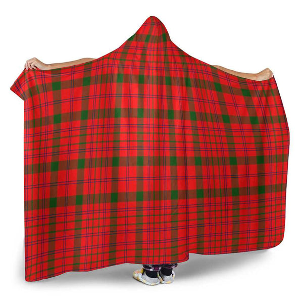 Scottish MacDonnell of Keppoch Modern Clan Tartan Hooded Blanket Tartan Plaid 2