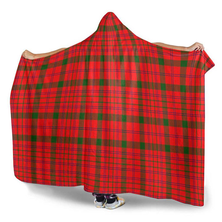 Scottish MacDonnell of Keppoch Modern Clan Tartan Hooded Blanket Tartan Plaid 3