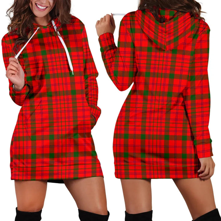 Scottish MacDonnell of Keppoch Modern Clan Tartan Hoodie Dress