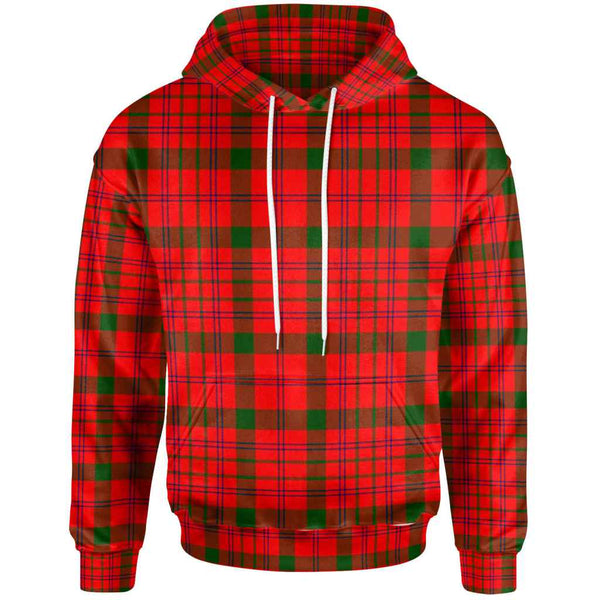 Scottish MacDonnell of Keppoch Modern Clan Tartan Hoodie Front Side Tartan Plaid