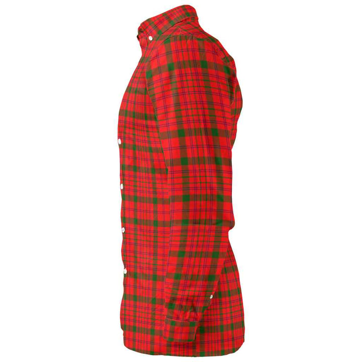 Scottish MacDonnell of Keppoch Modern Clan Tartan Long Sleeve Shirt Tartan Plaid