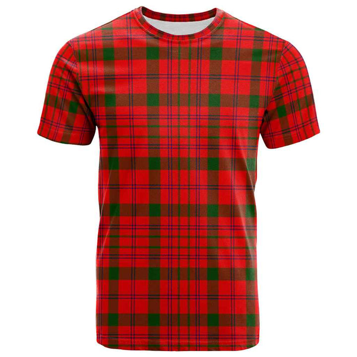 Scottish MacDonnell of Keppoch Modern Clan Tartan T-Shirt Front Side Tartan Plaid