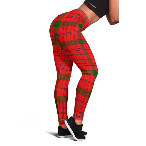 Scottish MacDonnell of Keppoch Modern Clan Tartan Women Leggings Tartan Plaid 1