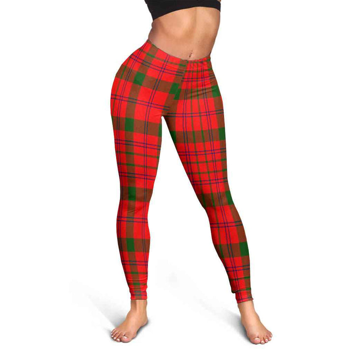 Scottish MacDonnell of Keppoch Modern Clan Tartan Women Leggings Tartan Plaid 3