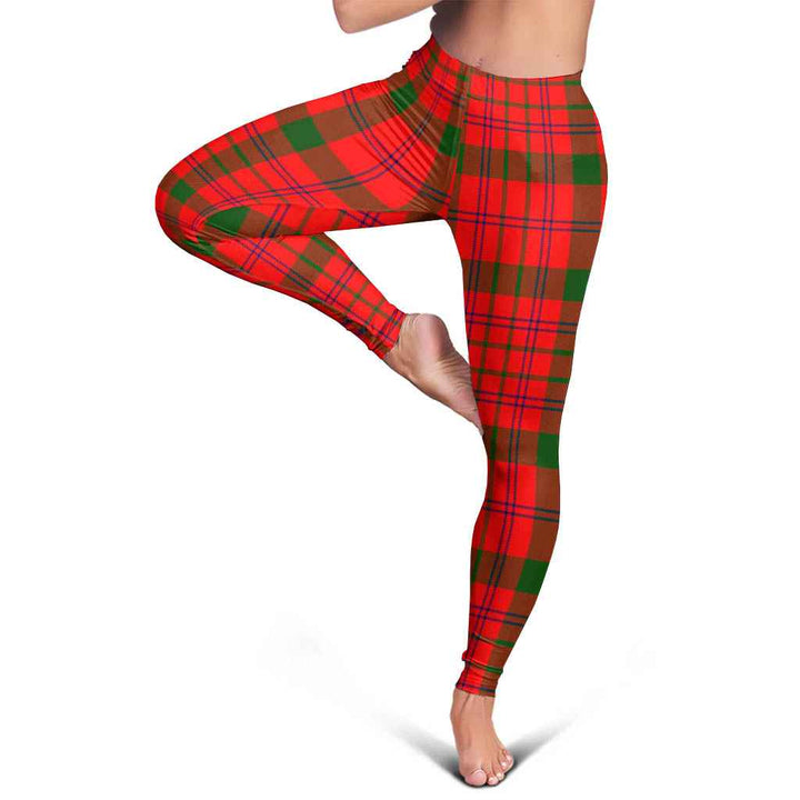 Scottish MacDonnell of Keppoch Modern Clan Tartan Women Leggings Tartan Plaid 5