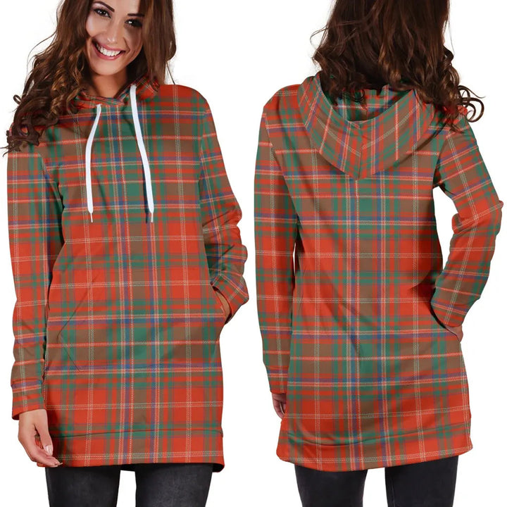 Scottish MacDougall Ancient Clan Tartan Hoodie Dress