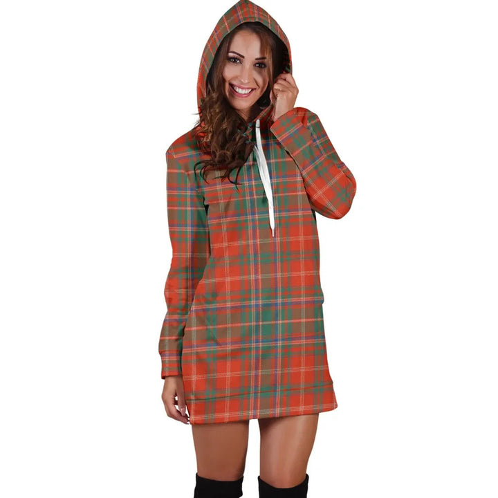 Scottish MacDougall Ancient Clan Tartan Hoodie Dress