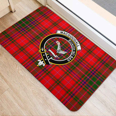 Scottish MacDougall Clan Crest Tartan Door Mat Tartan Plaid 2