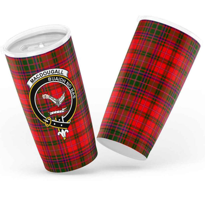 Scottish MacDougall Clan Crest Tartan Insulated Tumbler Tartan Plaid 3