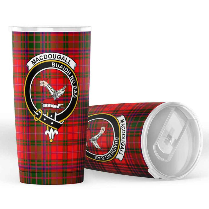 Scottish MacDougall Clan Crest Tartan Insulated Tumbler Tartan Plaid 4