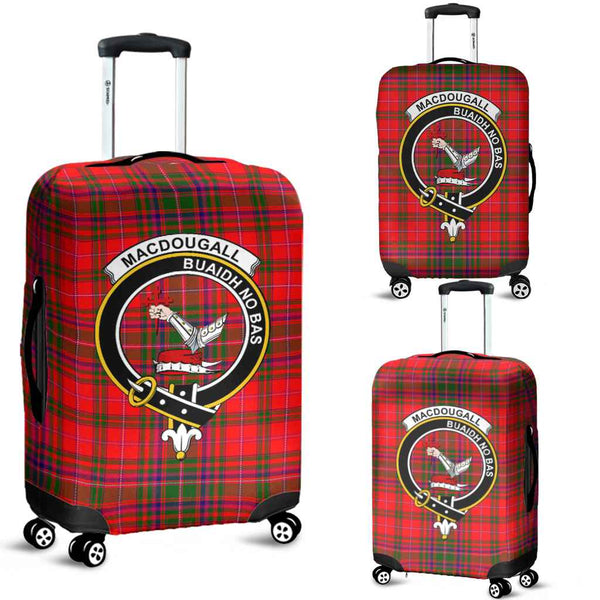 Scottish MacDougall Clan Crest Tartan Luggage Cover Tartan Plaid 1
