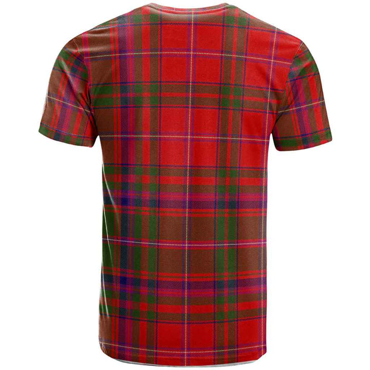 Scottish MacDougall Clan Crest Tartan T-Shirt Back Side Tartan Plaid