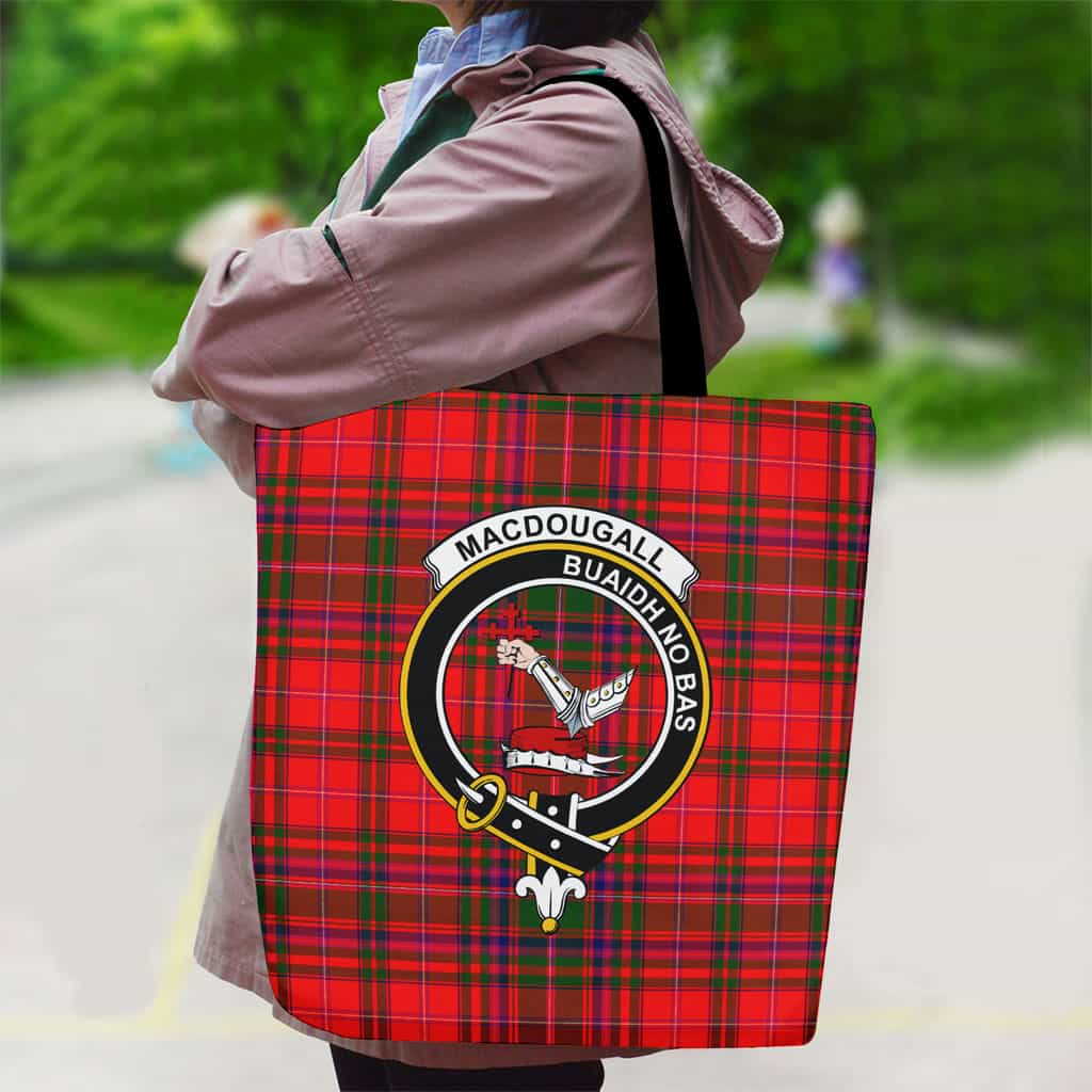 Scottish Tartan Balfour Modern Clan Crest Leather Bag main image 0