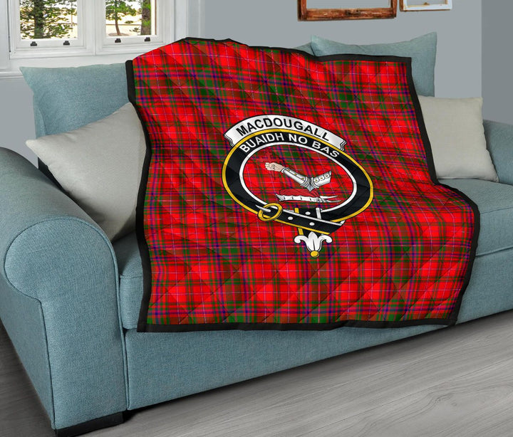 Scottish MacDougall Modern Clan Crest Tartan Quilt Tartan Plaid 11