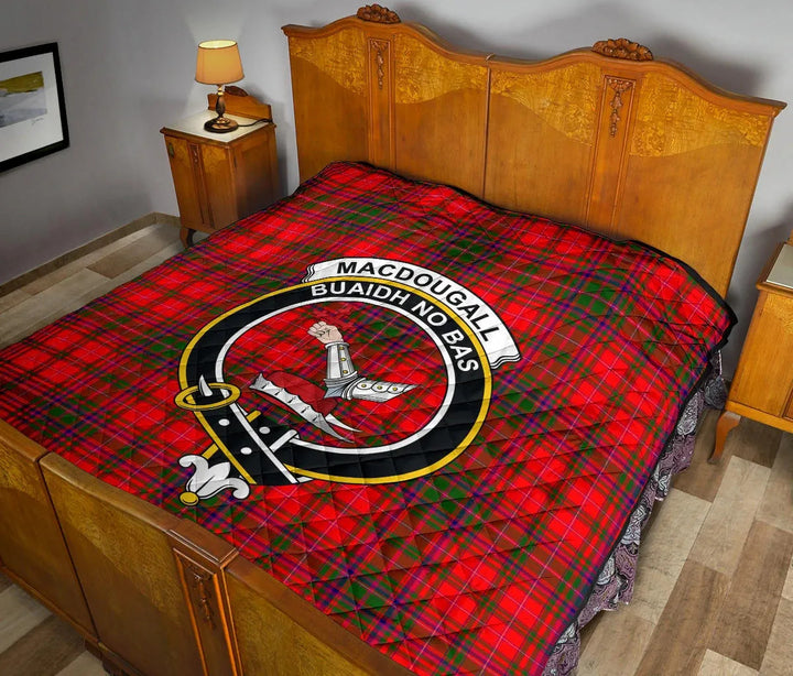 Scottish MacDougall Modern Clan Crest Tartan Quilt Tartan Plaid 12
