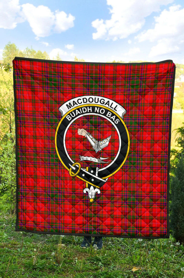Scottish MacDougall Modern Clan Crest Tartan Quilt Tartan Plaid 2