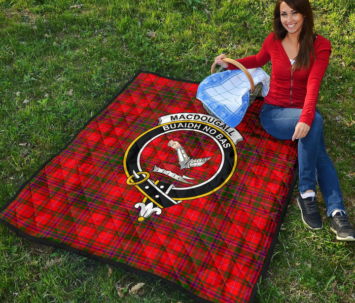 Scottish MacDougall Modern Clan Crest Tartan Quilt Tartan Plaid 4
