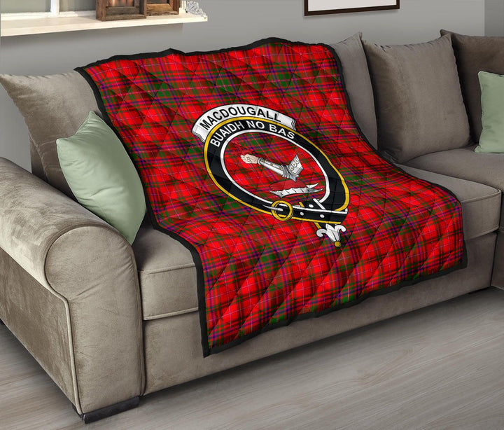 Scottish MacDougall Modern Clan Crest Tartan Quilt Tartan Plaid 8
