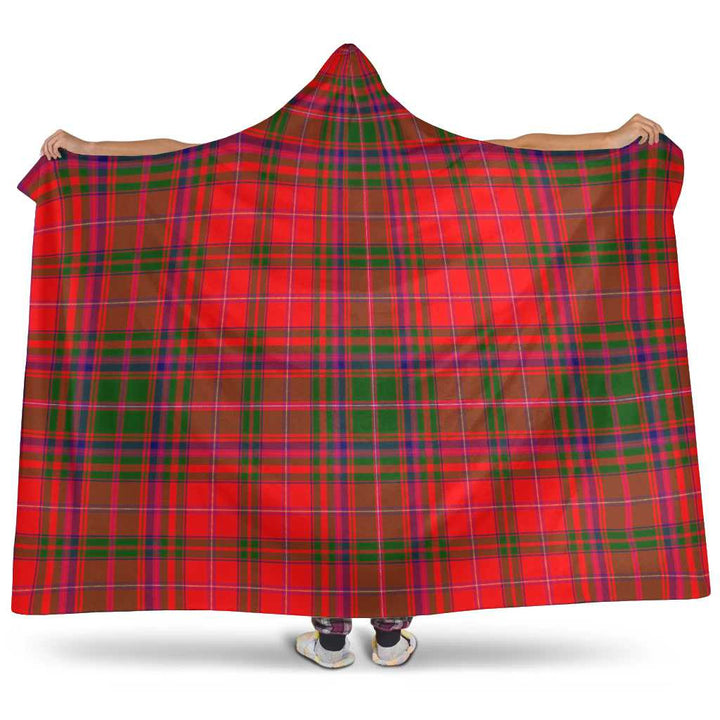 Scottish MacDougall Modern Clan Tartan Hooded Blanket Tartan Plaid 1