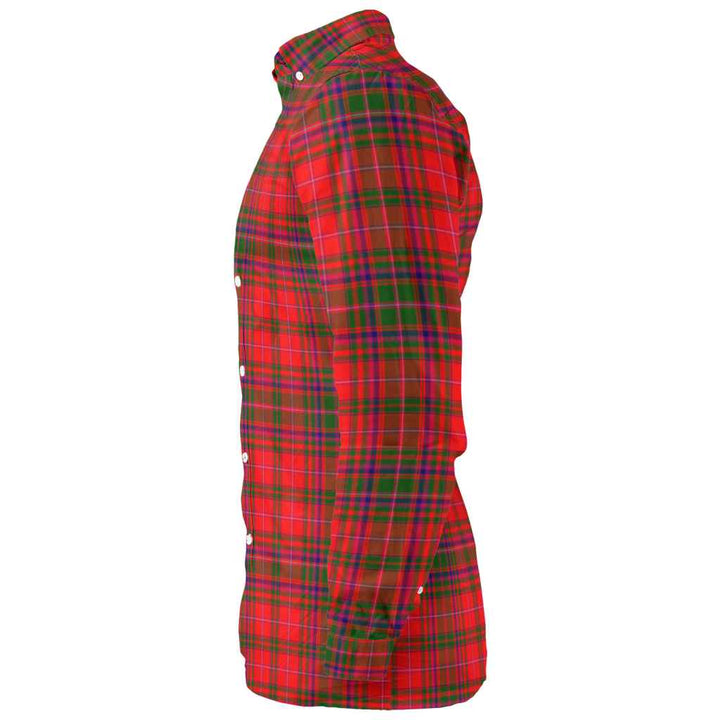 Scottish MacDougall Modern Clan Tartan Long Sleeve Shirt Tartan Plaid