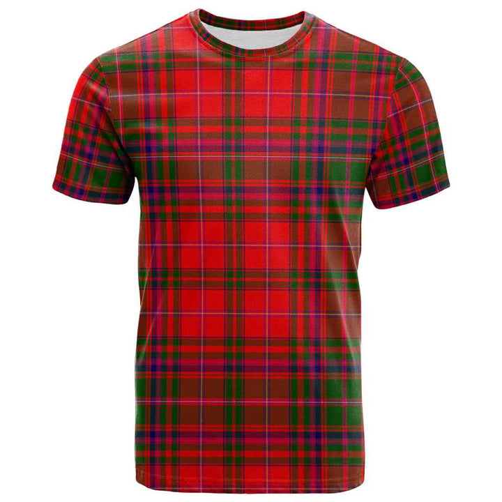 Scottish MacDougall Modern Clan Tartan T-Shirt Front Side Tartan Plaid