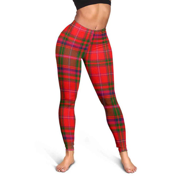 Scottish MacDougall Modern Clan Tartan Women Leggings Tartan Plaid 3