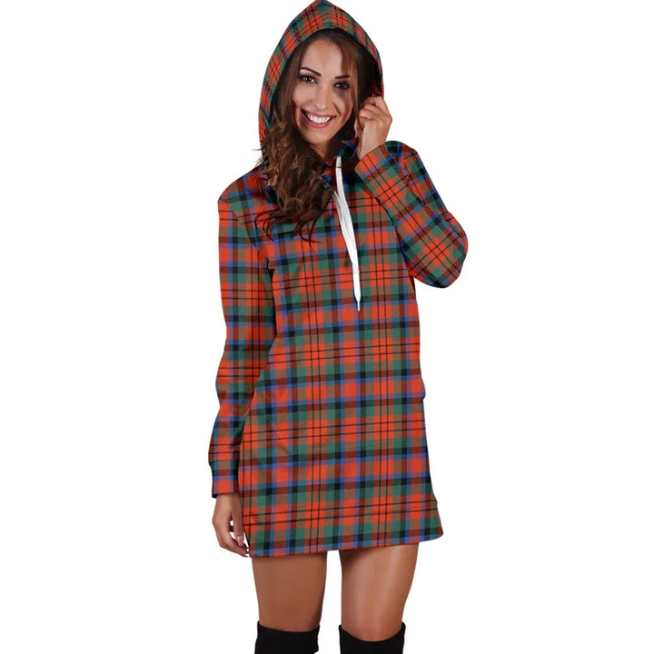Scottish MacDuff Ancient Clan Tartan Hoodie Dress