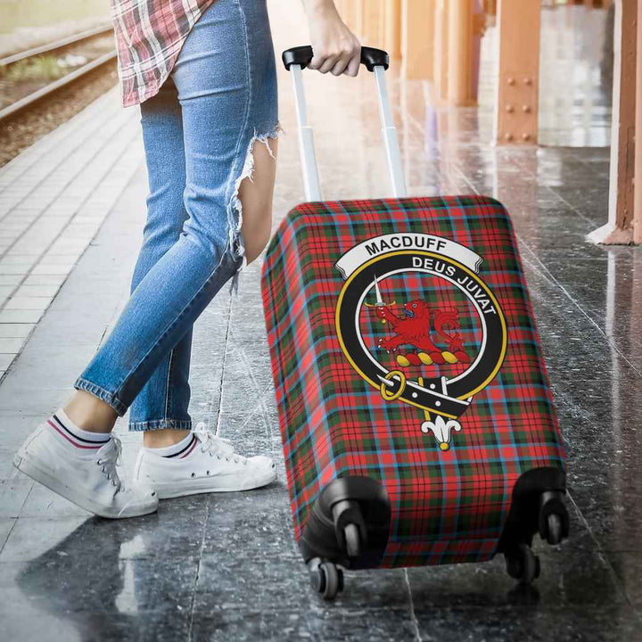 Scottish MacDuff Clan Crest Tartan Luggage Cover Tartan Plaid 3