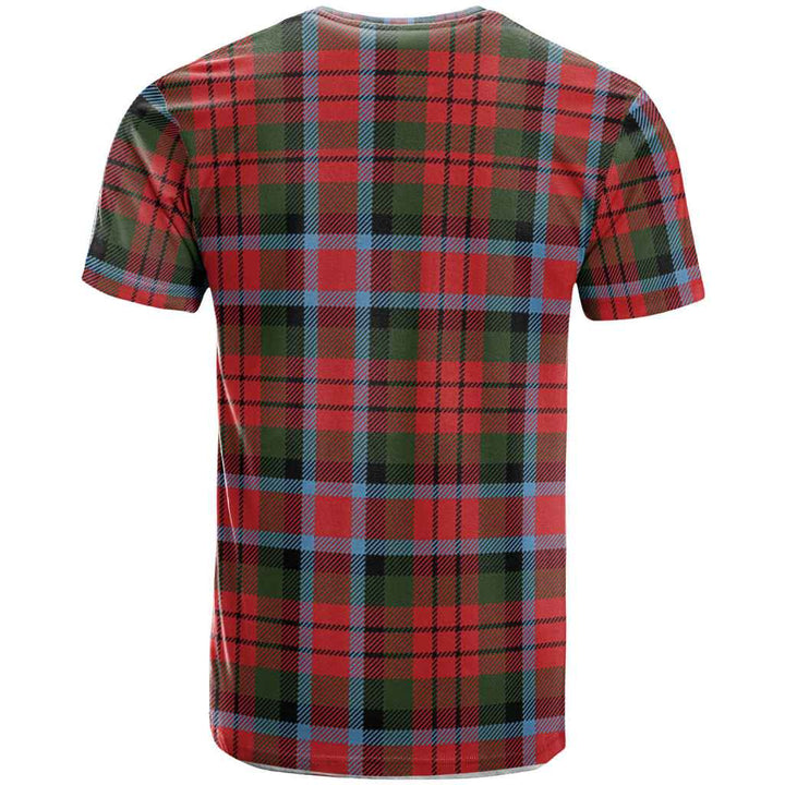 Scottish MacDuff Clan Crest Tartan T-Shirt Back Side Tartan Plaid