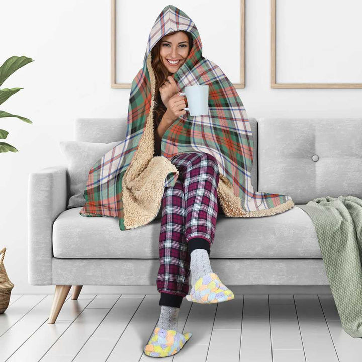 Scottish MacDuff Dress Ancient Clan Tartan Hooded Blanket Tartan Plaid 5