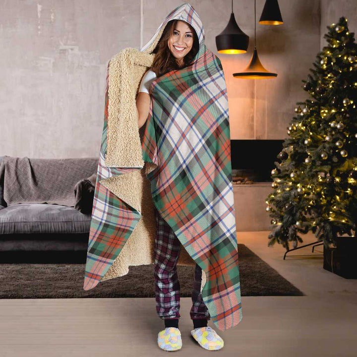 Scottish MacDuff Dress Ancient Clan Tartan Hooded Blanket Tartan Plaid 6