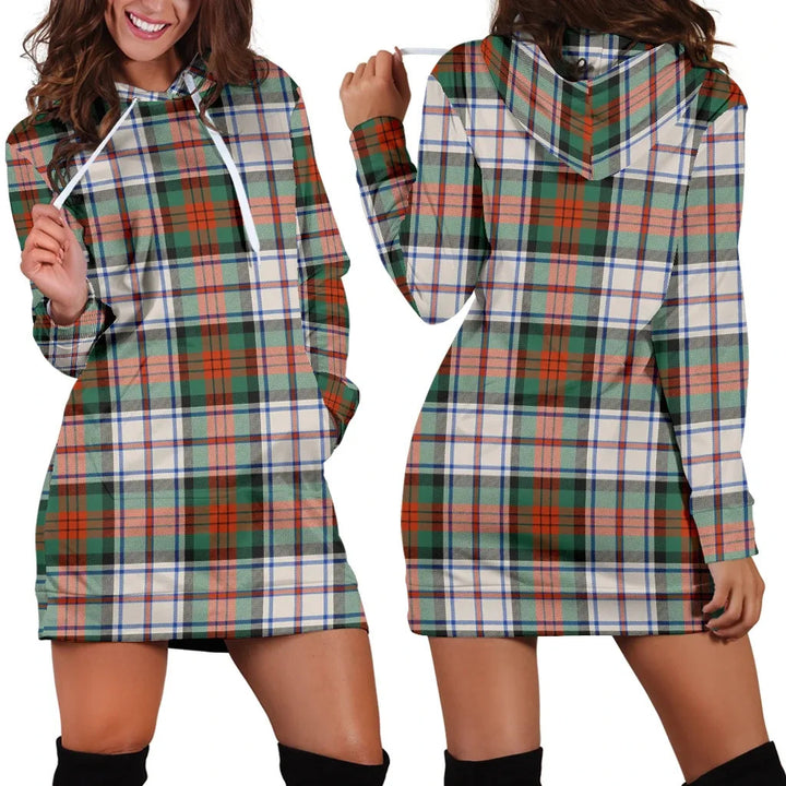 Scottish MacDuff Dress Ancient Clan Tartan Hoodie Dress