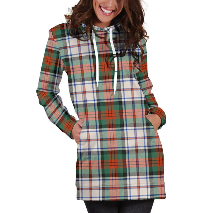Scottish MacDuff Dress Ancient Clan Tartan Hoodie Dress