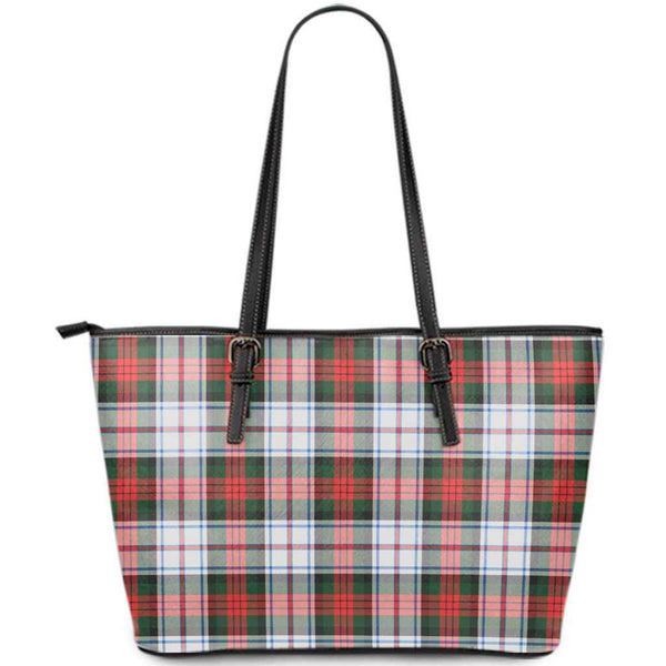 Scottish MacDuff Dress Modern Clan Tartan Leather Tote Tartan Plaid