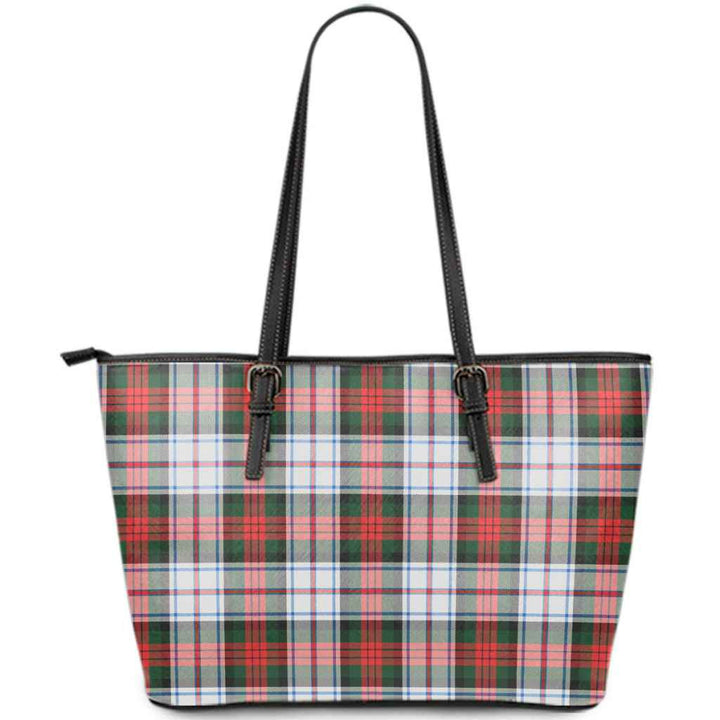 Scottish MacDuff Dress Modern Clan Tartan Leather Tote Tartan Plaid