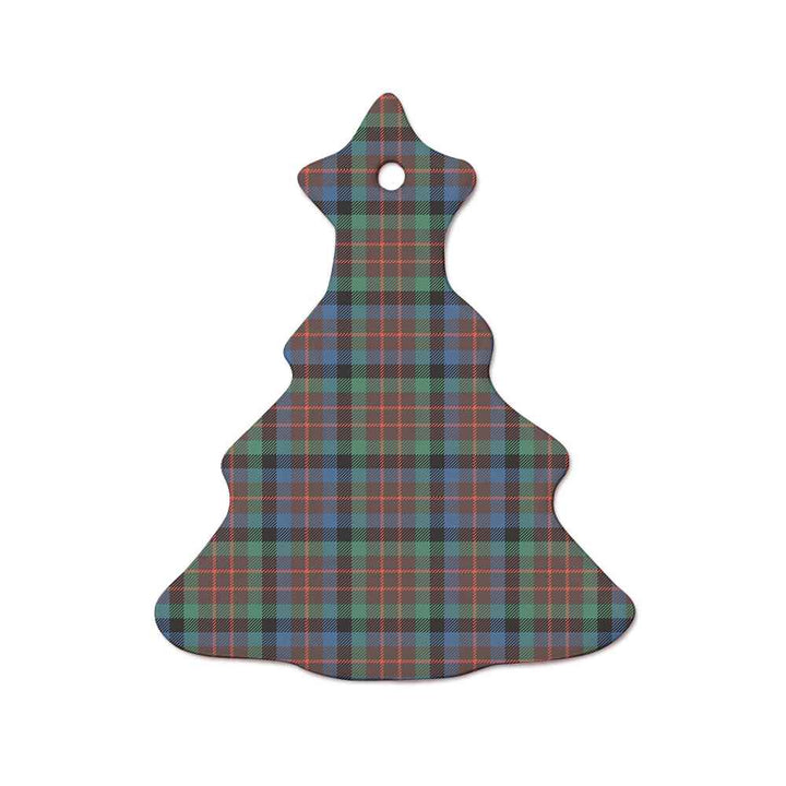 Scottish MacDuff Hunting Ancient Clan Tartan Ceramic Ornament  Tree Shape Tartan Plaid
