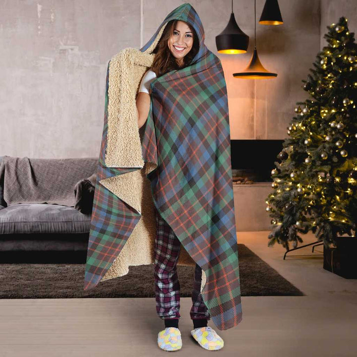 Scottish MacDuff Hunting Ancient Clan Tartan Hooded Blanket Tartan Plaid 6