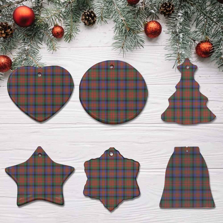 Scottish MacDuff Hunting Modern Clan Tartan Ceramic Ornament All Tartan Plaid