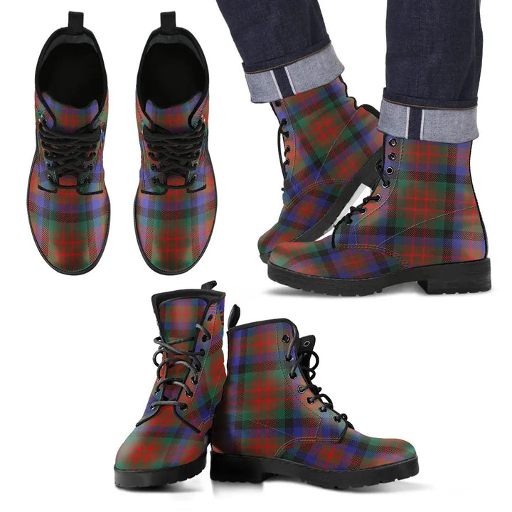Scottish MacDuff Hunting Modern Clan Tartan Leather Boots