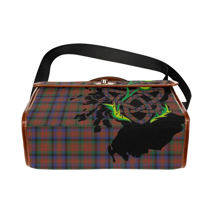 Scottish MacDuff Hunting Modern Clan Tartan Waterproof Canvas Bag With Thistle Tartan Plaid 5