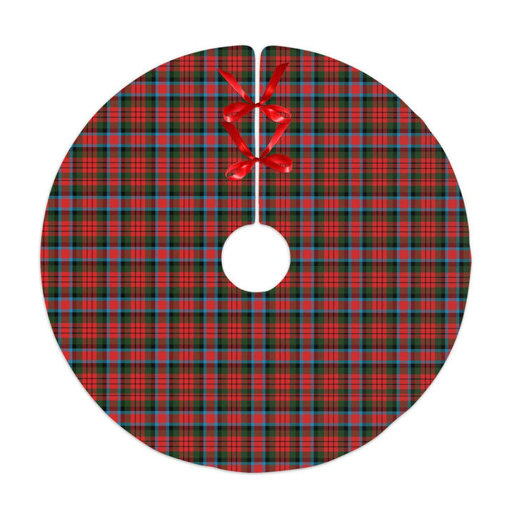 Scottish MacDuff Modern Clan Tartan Christmas Tree Skirt No Tassels 1 Tartan Plaid
