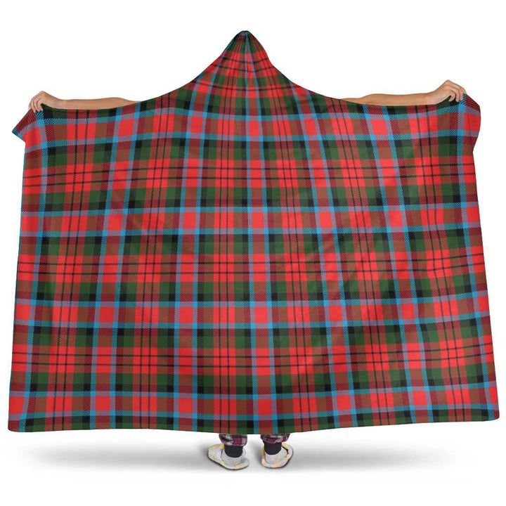Scottish MacDuff Modern Clan Tartan Hooded Blanket Tartan Plaid 1