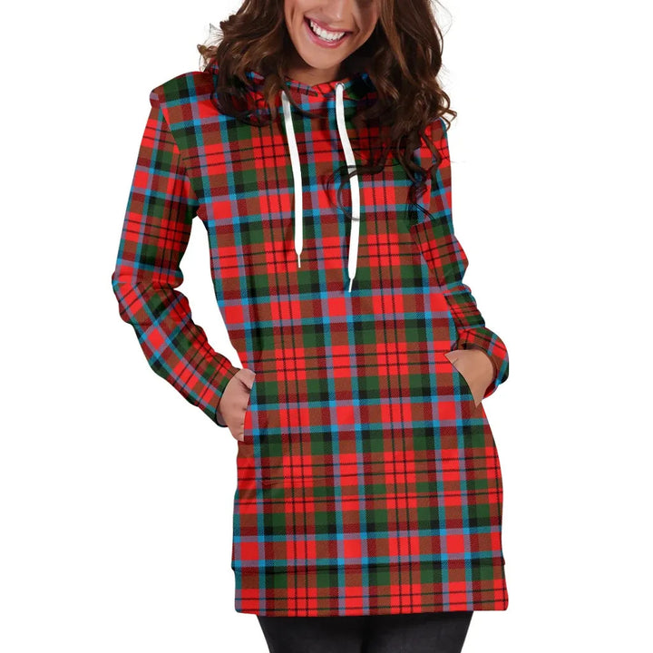 Scottish MacDuff Modern Clan Tartan Hoodie Dress