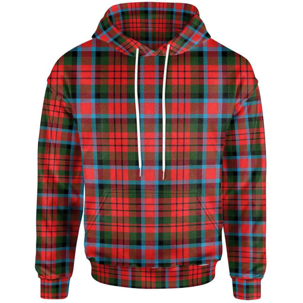 Scottish MacDuff Modern Clan Tartan Hoodie Front Side Tartan Plaid