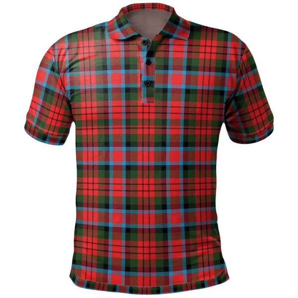 Scottish MacDuff Modern Clan Tartan Polo Shirt Front Side Tartan Plaid