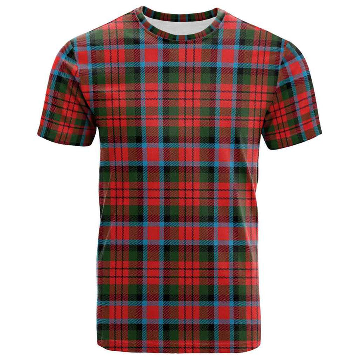 Scottish MacDuff Modern Clan Tartan T-Shirt Front Side Tartan Plaid