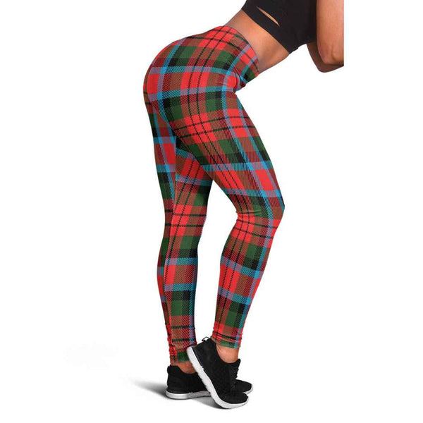 Scottish MacDuff Modern Clan Tartan Women Leggings Tartan Plaid 1